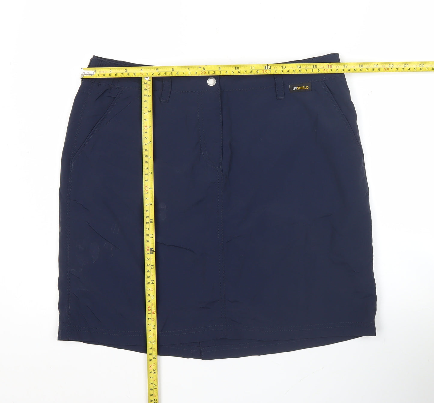 Jack Wolfskin Women Blue Size 10 Outdoor Travel Skirt with Pockets