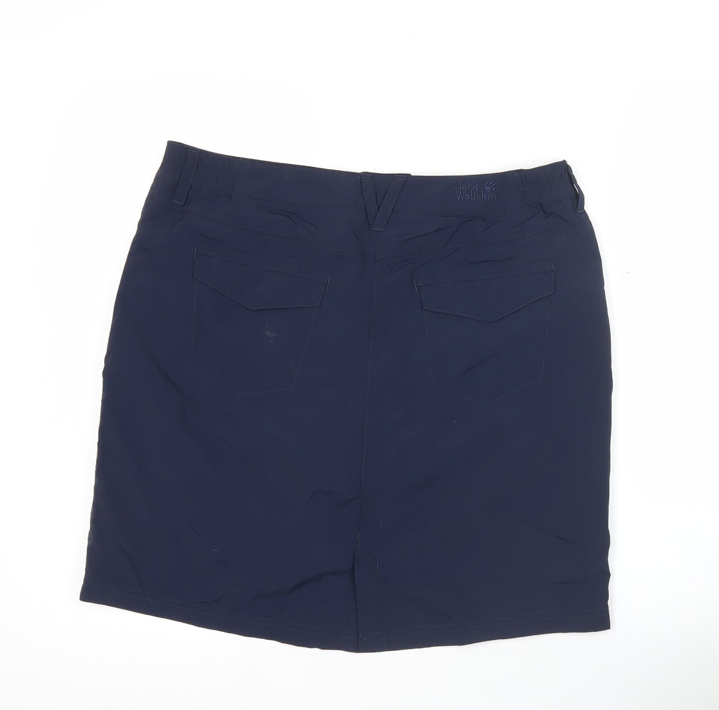 Jack Wolfskin Women Blue Size 10 Outdoor Travel Skirt with Pockets