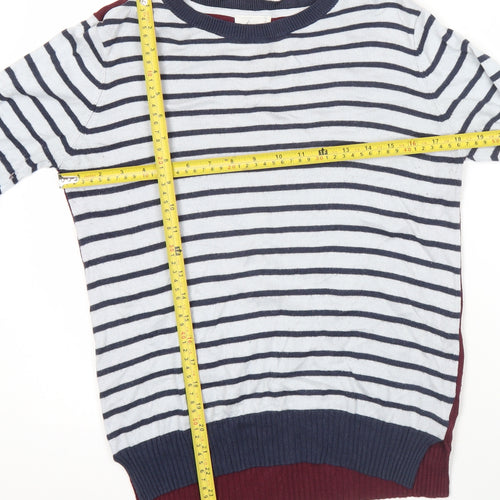 Linea Weekend Womens Multicoloured Striped Pullover Jumper Size M