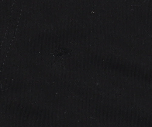 Dechkotzar Men’s Black Pullover Hoodie S Graphic Print Cotton Blend