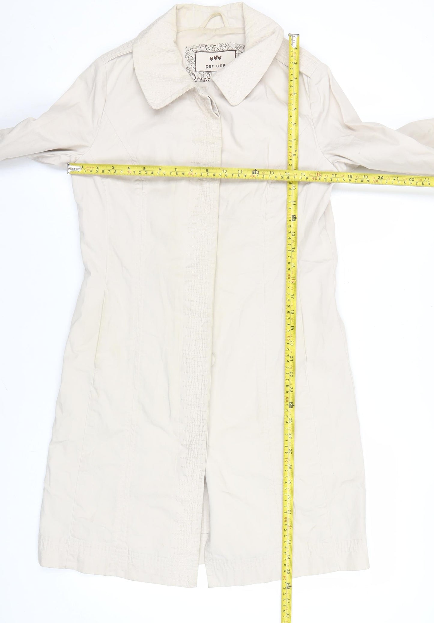 Marks and Spencer Per Una Women’s Beige Trench Coat Size 8