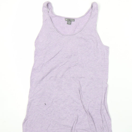 Gap Womens Purple XS Tank Top 100% Cotton Scoop Neck Summer Casual