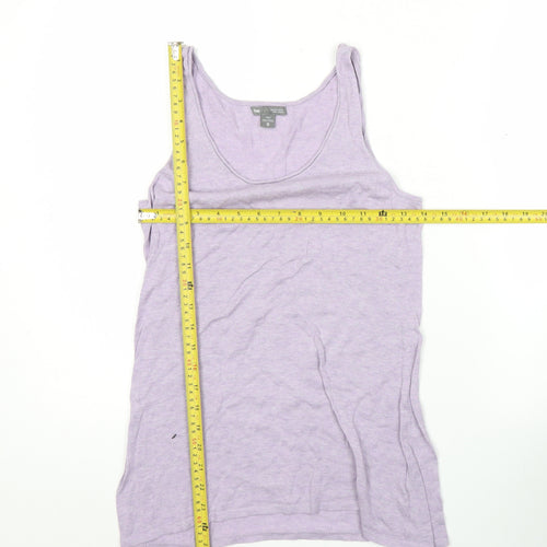 Gap Womens Purple XS Tank Top 100% Cotton Scoop Neck Summer Casual