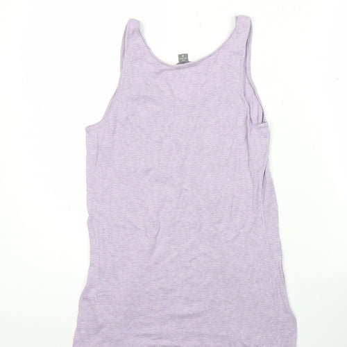 Gap Womens Purple XS Tank Top 100% Cotton Scoop Neck Summer Casual