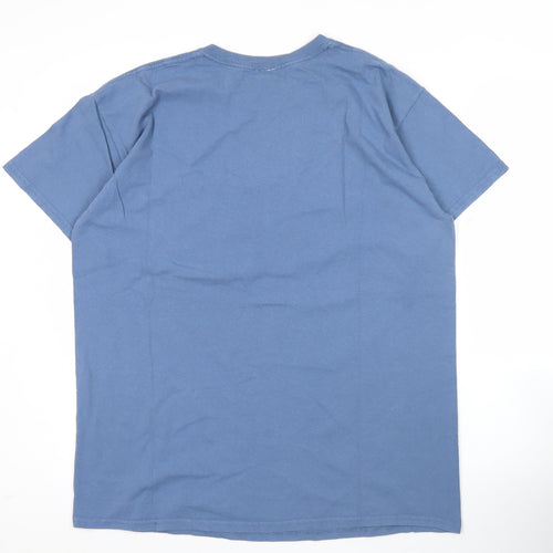 Day in the Magic Men's Blue L Graphic Pocket Cotton T-Shirt