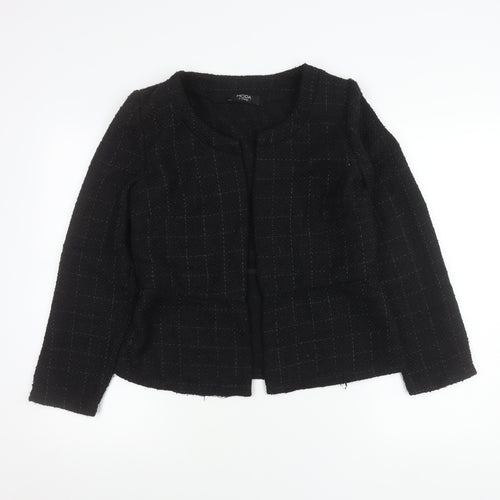 Moda at George Womens Black Bouclé Blazer Jacket Size 12