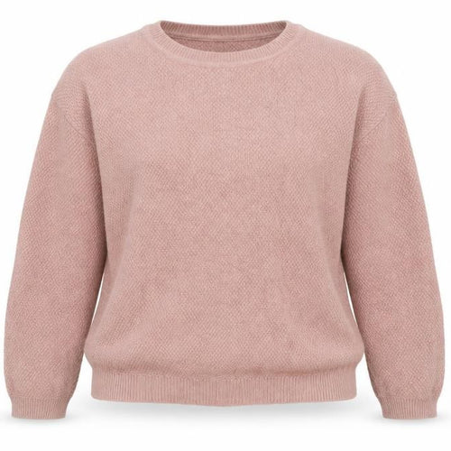 Hobbs Women Pink Angora Blend Crew Neck Jumper Size 6