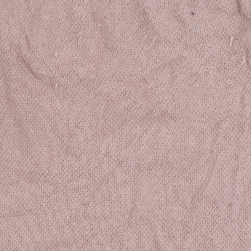 Hobbs Women Pink Angora Blend Crew Neck Jumper Size 6