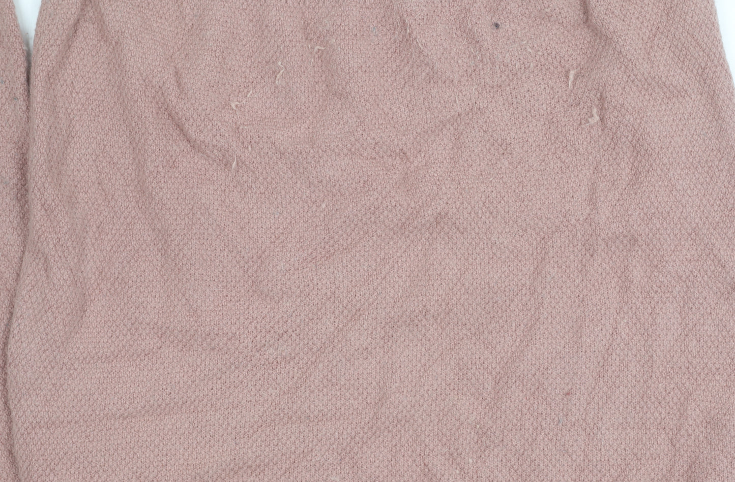 Hobbs Women Pink Angora Blend Crew Neck Jumper Size 6