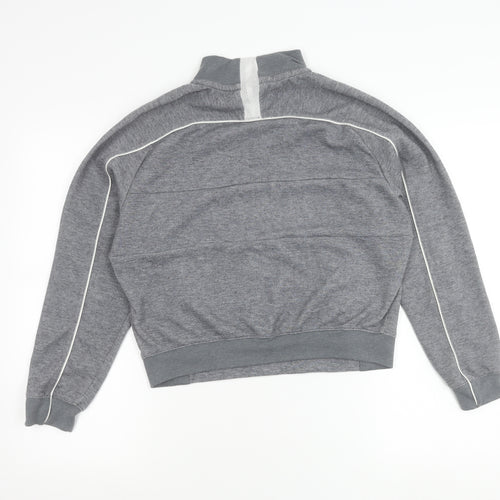 Nike Boys Grey XS Dri-Fit Half Zip Sweatshirt Football Training Top