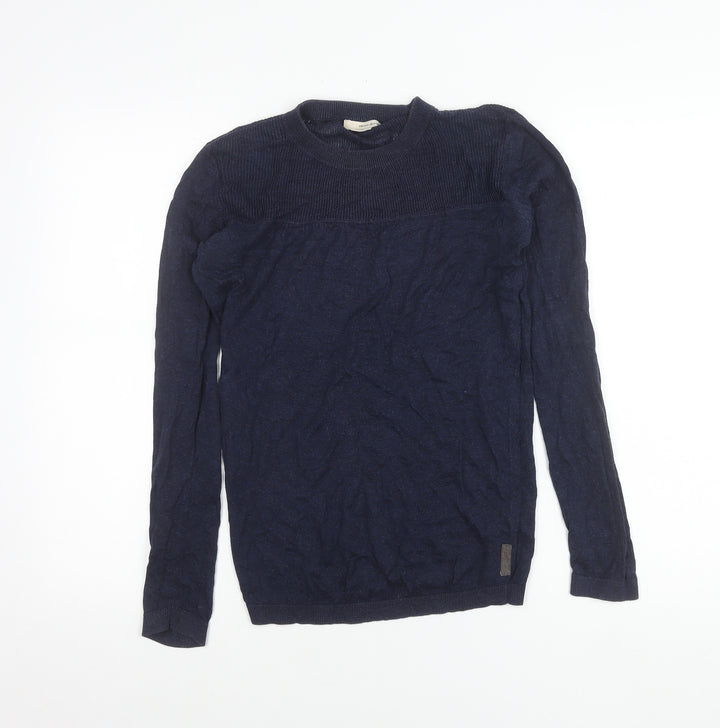 DKNY Jeans Women’s Blue S Pullover Jumper Crew Neck Knit