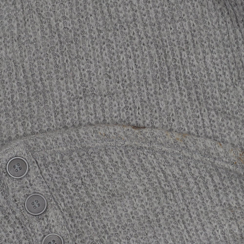 ONLY Womens Grey Cowl Neck Knit Pullover Jumper Size S