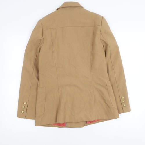 H&M Women’s Brown Double-Breasted Blazer Jacket UK 10