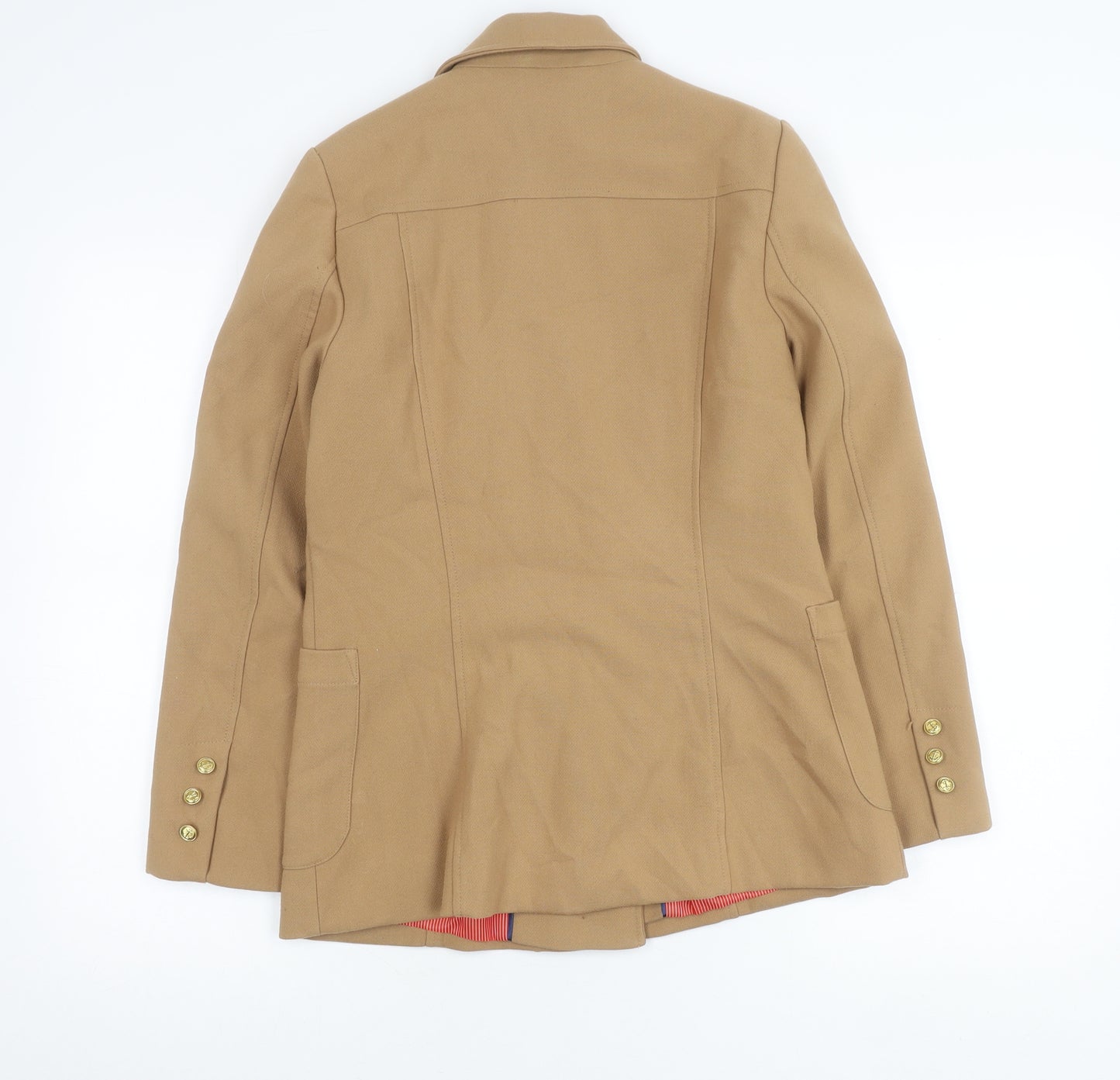 H&M Women’s Brown Double-Breasted Blazer Jacket UK 10