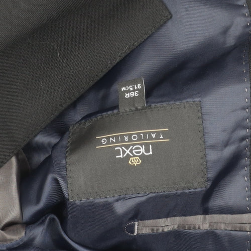 Next Womens Black Suit Jacket Size 10 Regular Tailored Two Button Workwear