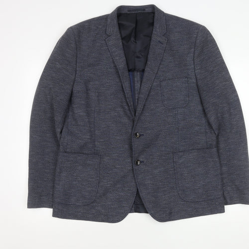 Cedarwood State Men’s Blue XL Blazer Jacket Single Breasted
