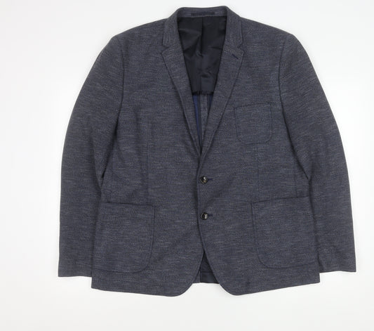 Cedarwood State Men’s Blue XL Blazer Jacket Single Breasted