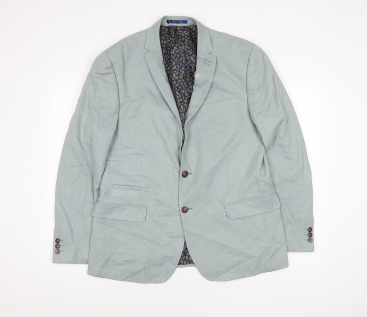 Antique Rogue Mens Grey Blazer Jacket 44 Chest Regular Fit