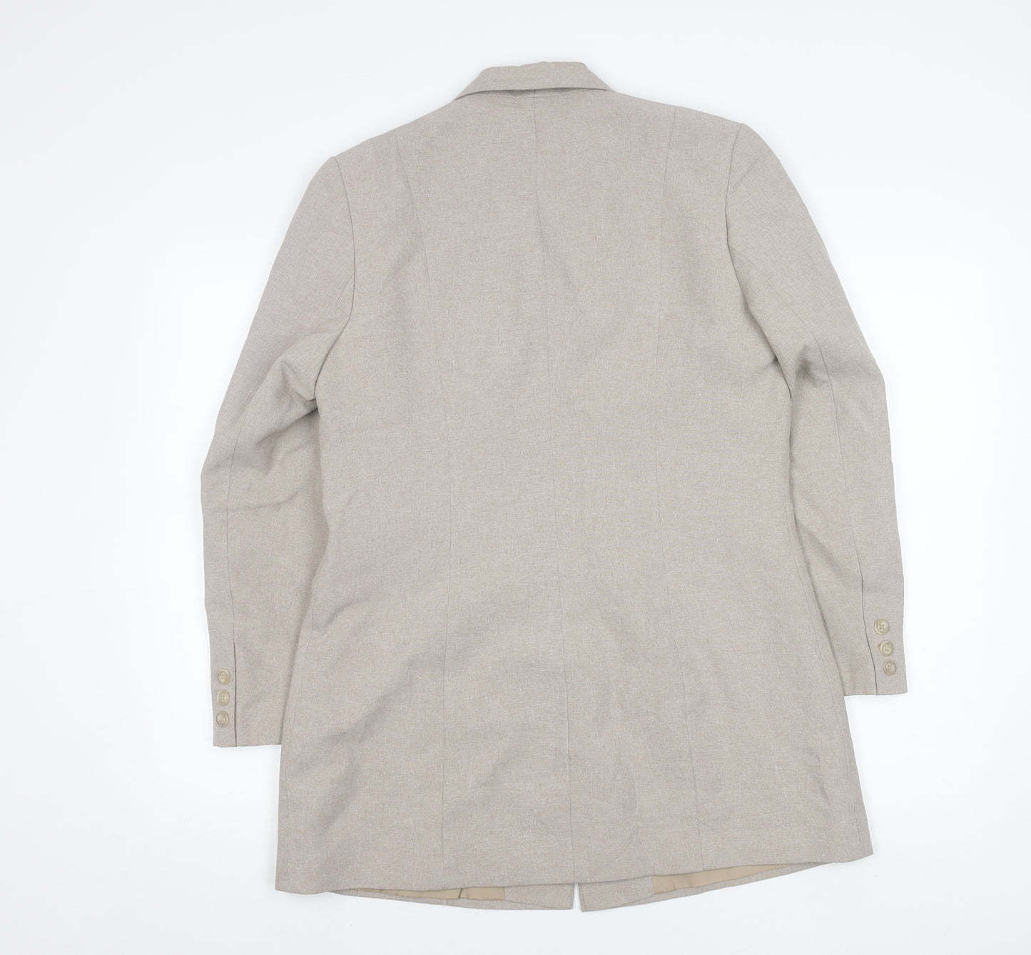 Bonmarché Women’s Beige Size 12 Long Suit Jacket Blazer
