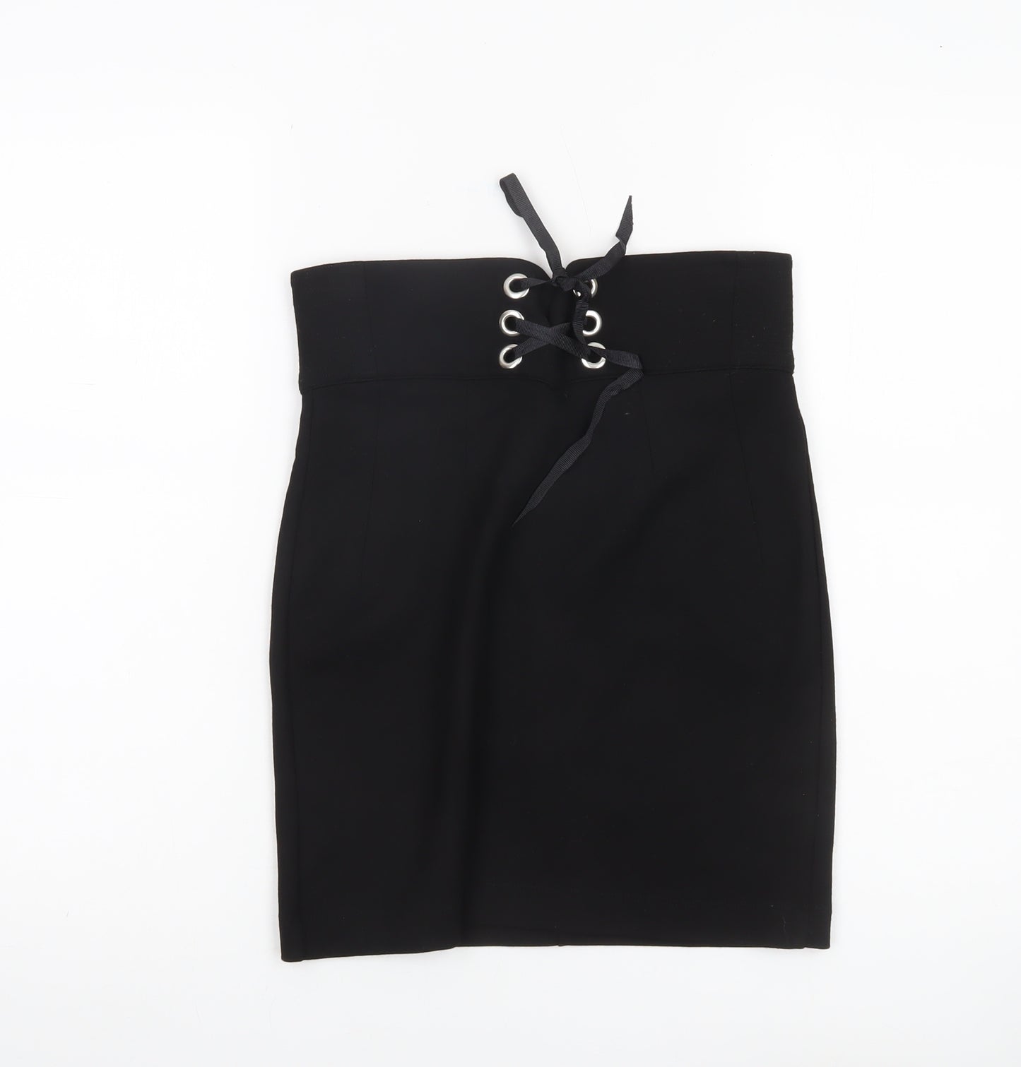 Topshop Women’s Black Size 8 High Waisted Pencil Skirt