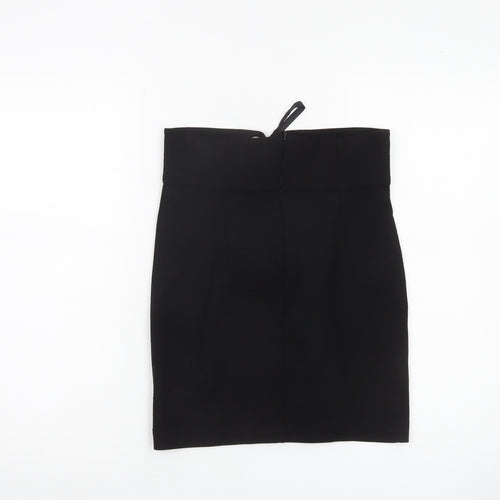 Topshop Women’s Black Size 8 High Waisted Pencil Skirt