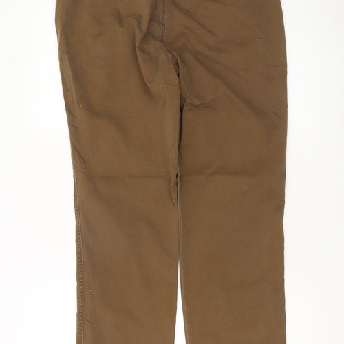 Ralph Lauren Women’s Brown Cotton Straight Jeans Size 6