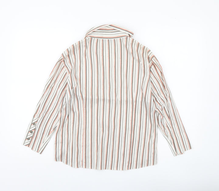 Gerry Weber Women’s Multicoloured Striped Button-Up Shirt Size 10