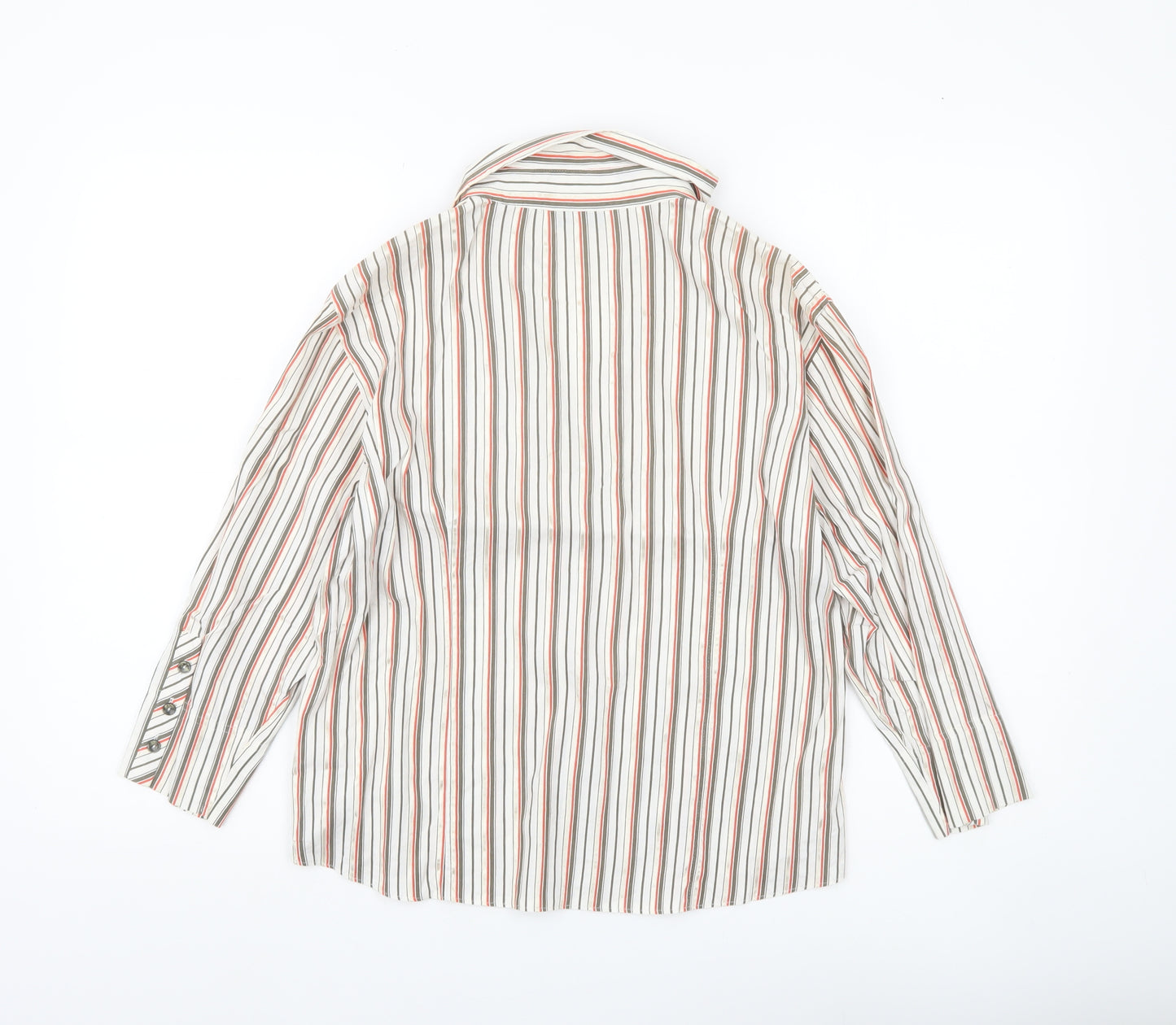 Gerry Weber Women’s Multicoloured Striped Button-Up Shirt Size 10