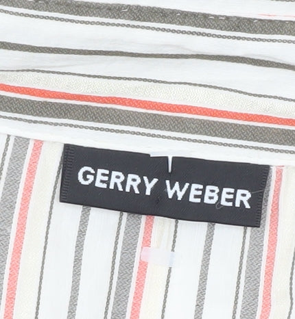 Gerry Weber Women’s Multicoloured Striped Button-Up Shirt Size 10