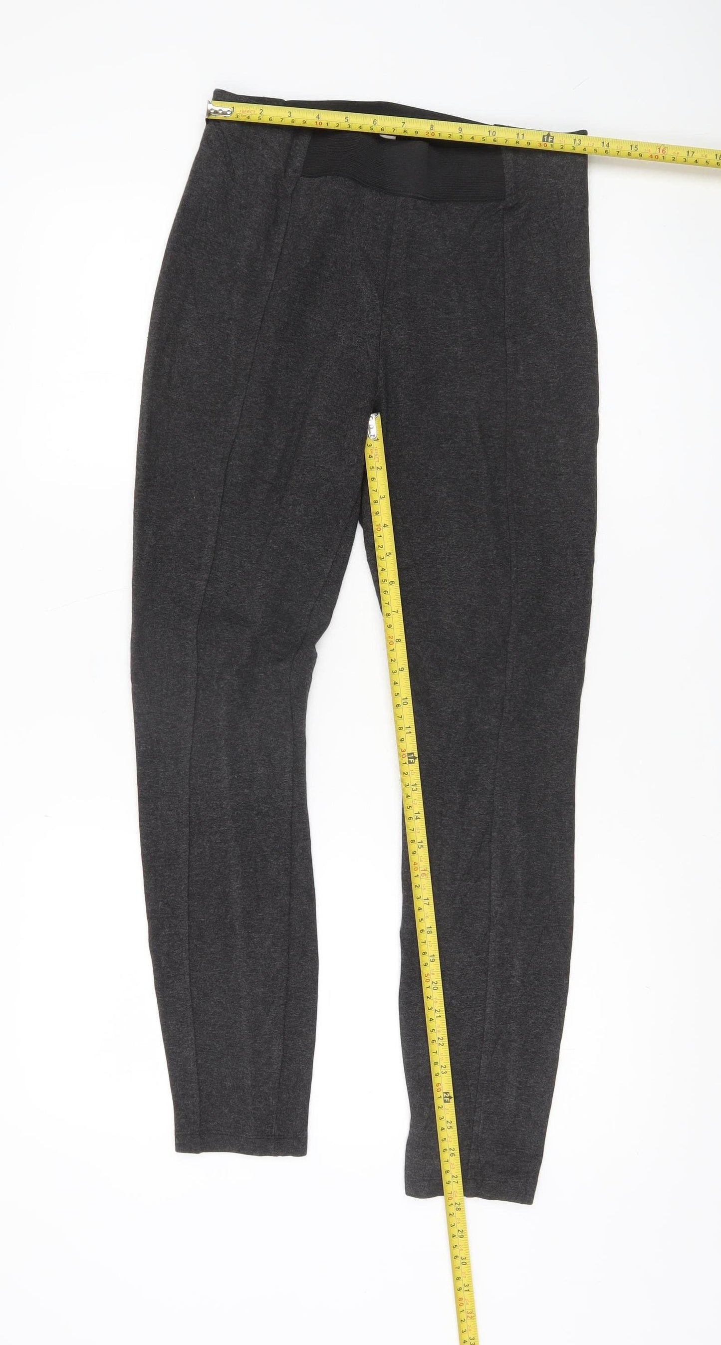 Esprit Women’s Grey Mid Rise Stretch Leggings Size M