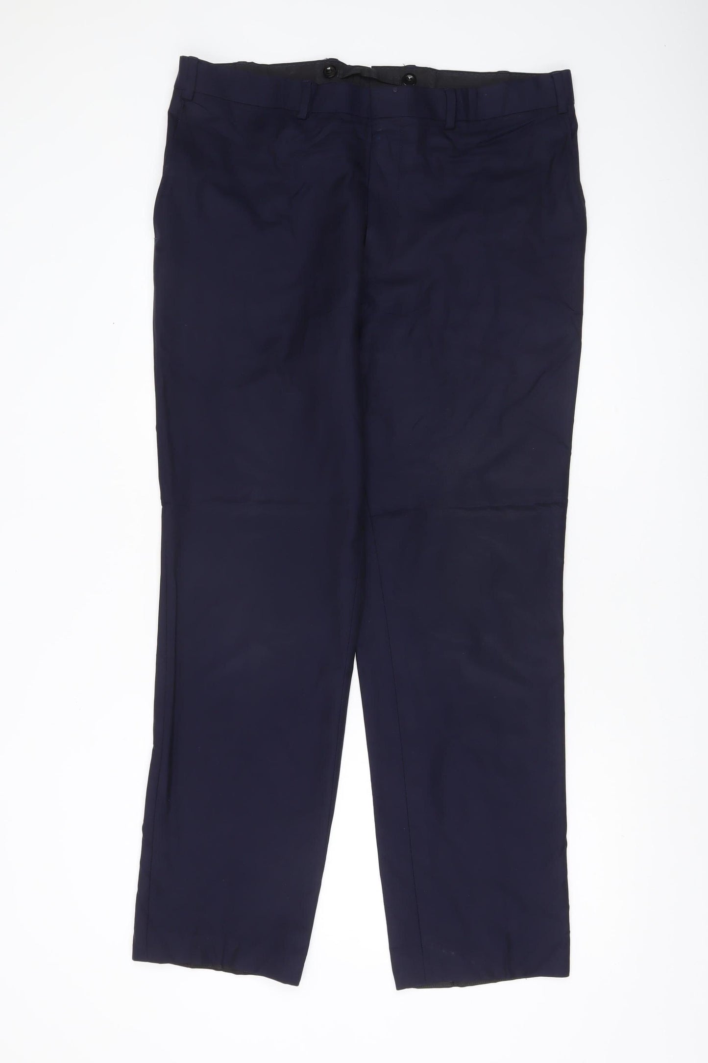 Chester Barrie Men's Blue Wool Dress Pants 44R Classic Fit