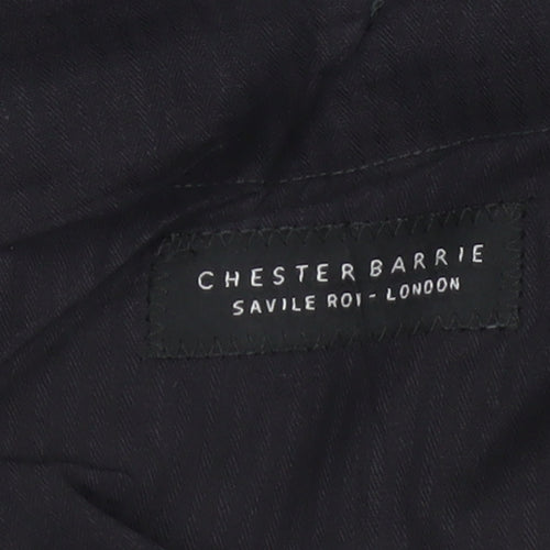 Chester Barrie Men's Blue Wool Dress Pants 44R Classic Fit
