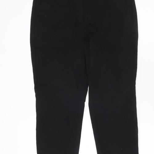 Marks and Spencer Womens Black Size 14 Straight Leg Work Trousers
