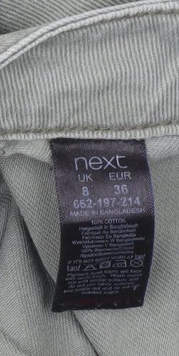 Next Women Green Size 8 Khakis Jeans 100% Cotton Regular Fit