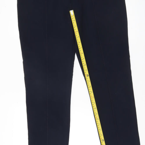 Zeco Womens Black Size 16 Straight Leg Stretch Work Trousers