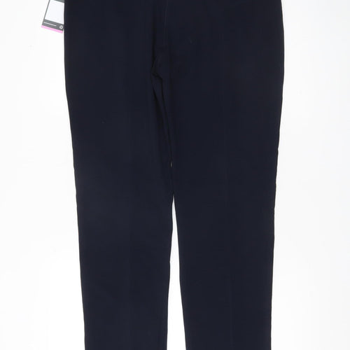 Zeco Womens Black Size 16 Straight Leg Stretch Work Trousers