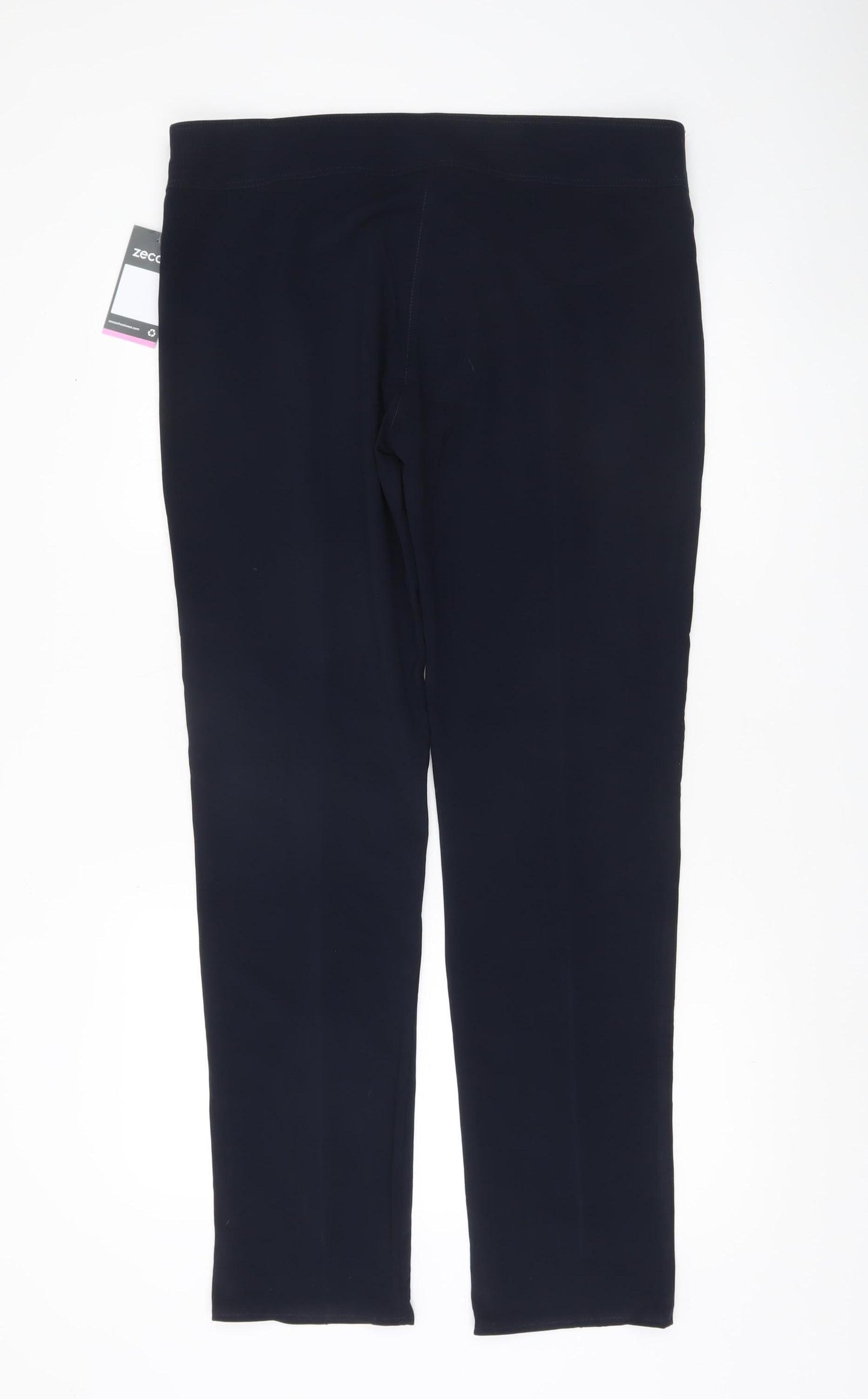 Zeco Womens Black Size 16 Straight Leg Stretch Work Trousers