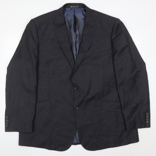 Samuel Windsor Men’s Grey Wool Blazer 48R Regular Jacket