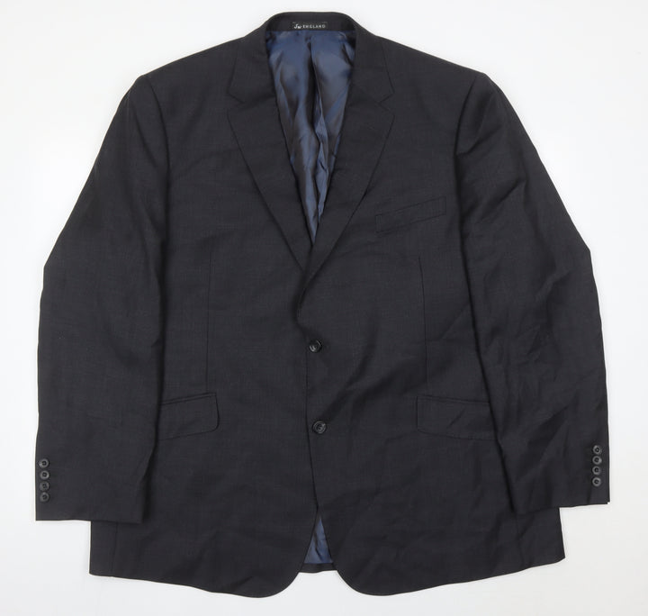 Samuel Windsor Men’s Grey Wool Blazer 48R Regular Jacket