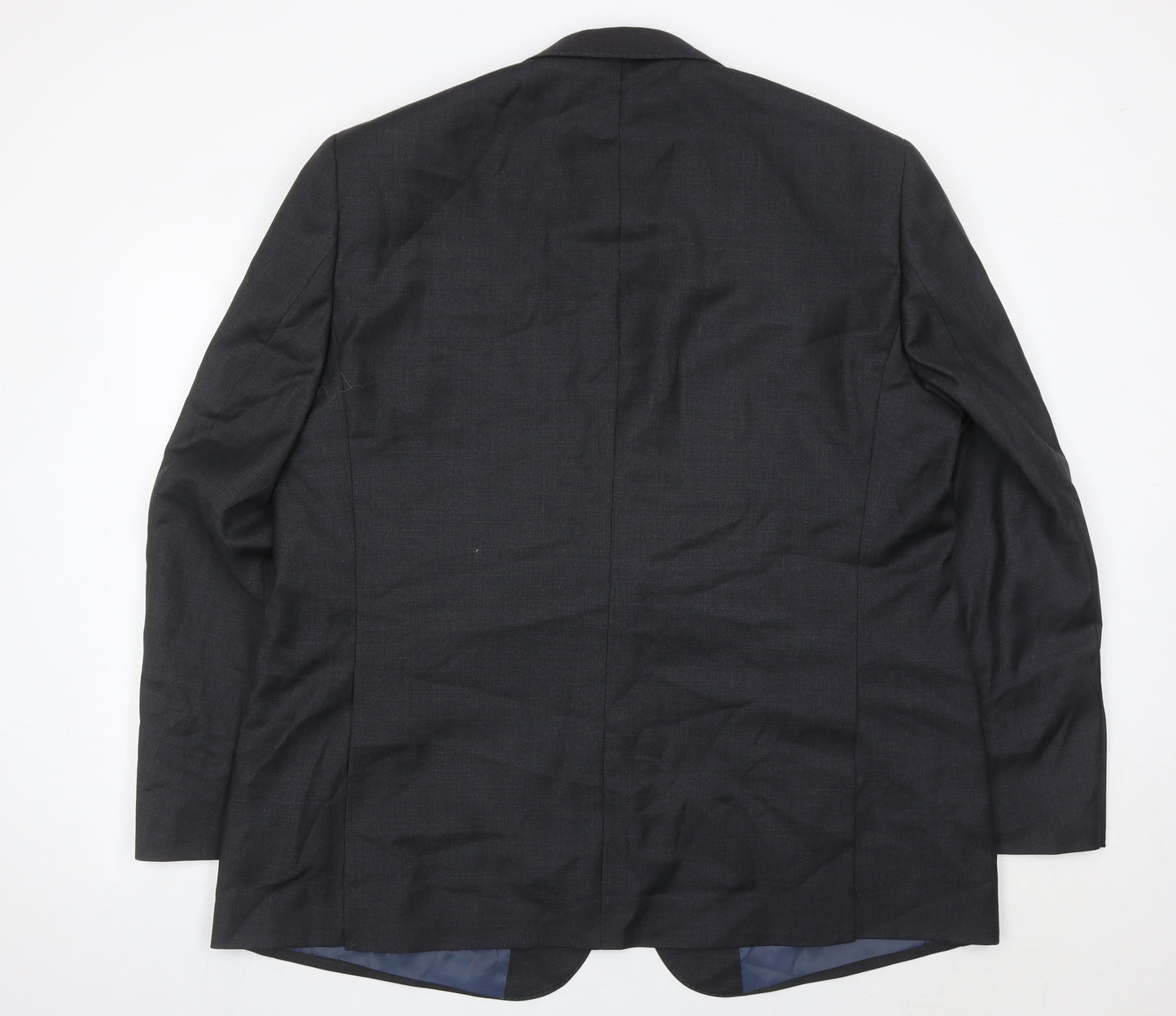 Samuel Windsor Men’s Grey Wool Blazer 48R Regular Jacket