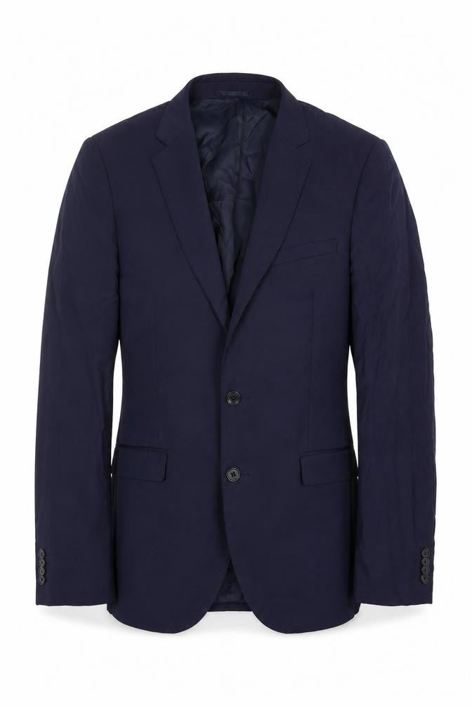 DKNY Men’s Blue Slim Fit Wool Blazer Jacket 38L