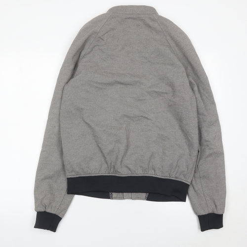 Matalan Men's Grey Basic Jacket Medium Regular Fit Full Zip