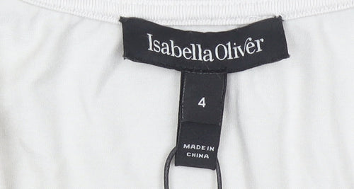 Isabella Oliver Women’s Silver Sequin Tunic Blouse Size 8