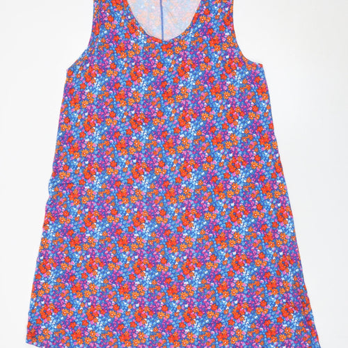 Bonmarché Womens Multicoloured Floral Sleeveless Shift Dress Size 16