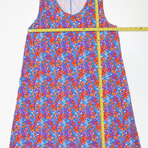 Bonmarché Womens Multicoloured Floral Sleeveless Shift Dress Size 16