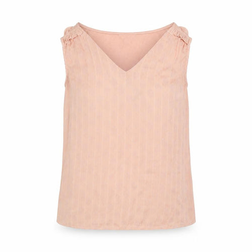 Monsoon Women’s Pink Linen Blend Sleeveless Blouse Size 8