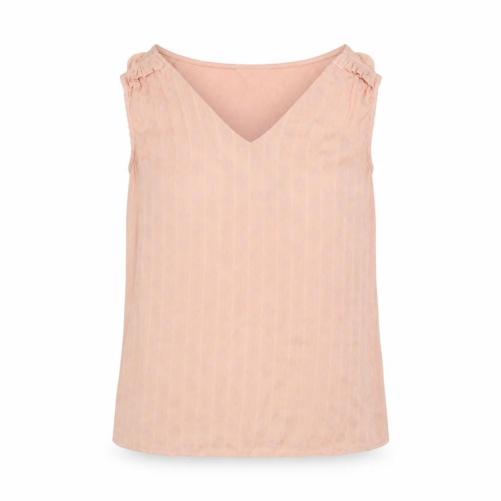 Monsoon Women’s Pink Linen Blend Sleeveless Blouse Size 8