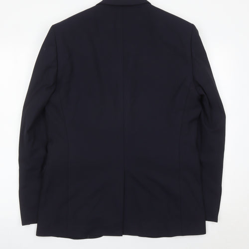 EnvEe Collection Men's Navy 40R Suit Jacket Classic Fit