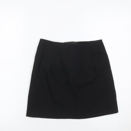 Pull&Bear Women’s Black Size 8 Pencil Skirt Workwear Stretch