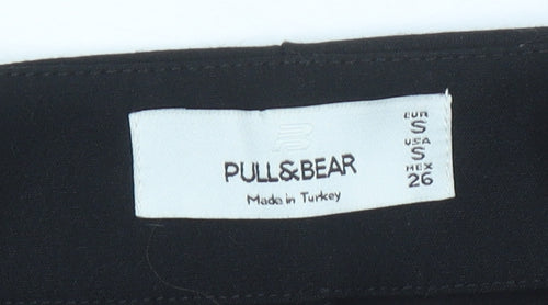 Pull&Bear Women’s Black Size 8 Pencil Skirt Workwear Stretch